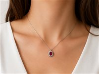 Collana Recarlo Donna in Oro Rubino 0.95 Ct XD 775/BR2 - XD 775/BR2